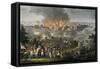 Bombardment of Copenhagen, 1807, Napoleonic Wars, Denmark-null-Framed Stretched Canvas