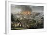 Bombardment of Copenhagen, 1807, Napoleonic Wars, Denmark-null-Framed Giclee Print