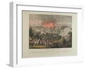 Bombardment of Copenhagen, 2nd-5th September 1807, Coloured Aquatint by and after J. Laurent…-Johann Lorenz Rugendas-Framed Giclee Print