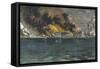 Bombardment of Fort Sumter, Charleston Harbor-null-Framed Stretched Canvas
