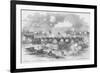 Bombardment of Fort Walker, Port Harbor, South Carolina-Frank Leslie-Framed Art Print