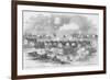 Bombardment of Fort Walker, Port Harbor, South Carolina-Frank Leslie-Framed Premium Giclee Print