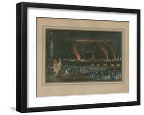 Bombardment of Frankfurt Am Main by the French Army, July 13, 1796-Christian Georg Schütz the Younger-Framed Giclee Print