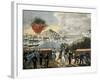 Bombardment of Gaeta, February 5, 1861-null-Framed Giclee Print