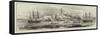 Bombardment of Mombasa by HMS Nassau and Rifleman and Boats of HMS London-null-Framed Stretched Canvas
