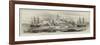 Bombardment of Mombasa by HMS Nassau and Rifleman and Boats of HMS London-null-Framed Giclee Print