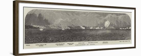 Bombardment of Odessa-null-Framed Premium Giclee Print