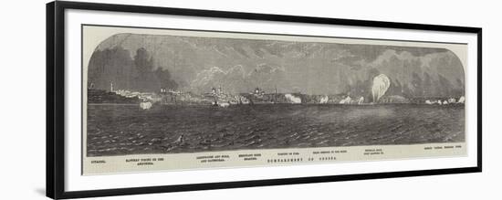 Bombardment of Odessa-null-Framed Premium Giclee Print