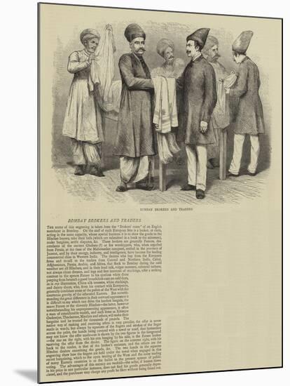 Bombay Brokers and Traders-null-Mounted Giclee Print