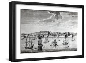 Bombay on the Malabar Coast Belonging to the East India Company of England, 1754-Jan Van Ryne-Framed Premium Giclee Print