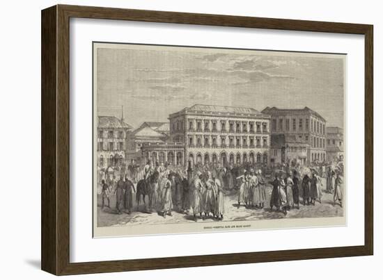 Bombay, Oriental Bank and Share Market-null-Framed Giclee Print