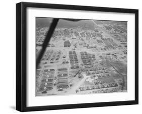 Bombed Allied Field Hospital-Sam Goldstein-Framed Photographic Print