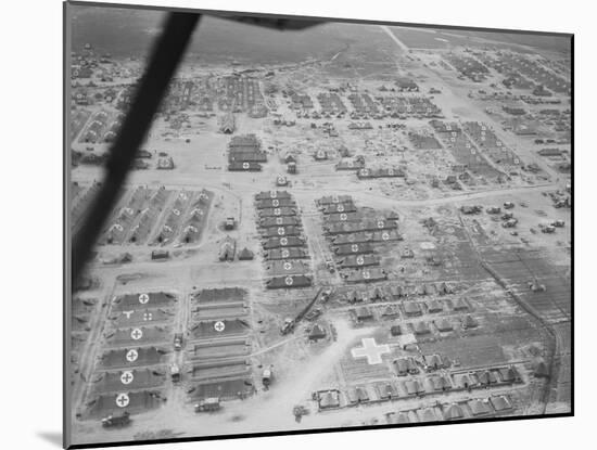 Bombed Allied Field Hospital-Sam Goldstein-Mounted Photographic Print