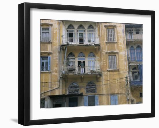 Bombed Buildings and Rebuilding, Beirut, Lebanon, Middle East-Alison Wright-Framed Photographic Print