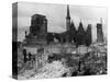 Bombed Church in Gdansk-null-Stretched Canvas