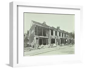 Bombed Houses, Trigo Road, Poplar, London, Wwii, 1943-null-Framed Photographic Print