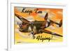 Bomber Airplane-null-Framed Art Print