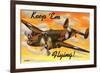 Bomber Airplane-null-Framed Art Print