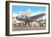 Bomber Gas Station-null-Framed Art Print