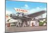 Bomber Gas Station-null-Mounted Art Print