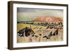 'Bomber in the Corn', 1940-Paul Nash-Framed Giclee Print