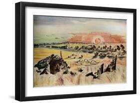 'Bomber in the Corn', 1940-Paul Nash-Framed Giclee Print