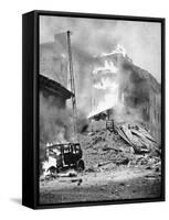 Bombing of Helsinki by the Russians, World War 2, C1940-null-Framed Stretched Canvas