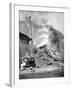 Bombing of Helsinki by the Russians, World War 2, C1940-null-Framed Giclee Print