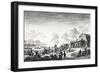 Bombing of Madrid by French Troops, December 4, 1808,. Napoleonic Wars, 19th Century-null-Framed Giclee Print
