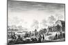 Bombing of Madrid by French Troops, December 4, 1808,. Napoleonic Wars, 19th Century-null-Mounted Giclee Print