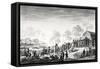 Bombing of Madrid by French Troops, December 4, 1808,. Napoleonic Wars, 19th Century-null-Framed Stretched Canvas