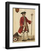 Bombista from Venetian Ships-Jan van Grevenbroeck-Framed Giclee Print