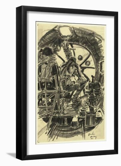 Bombs Away B-17-null-Framed Giclee Print