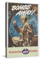 Bombs Away! Poster-Cecil Calvert Beall-Stretched Canvas