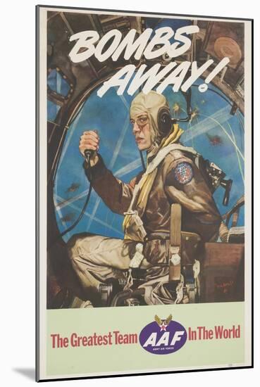 Bombs Away! Poster-Cecil Calvert Beall-Mounted Giclee Print