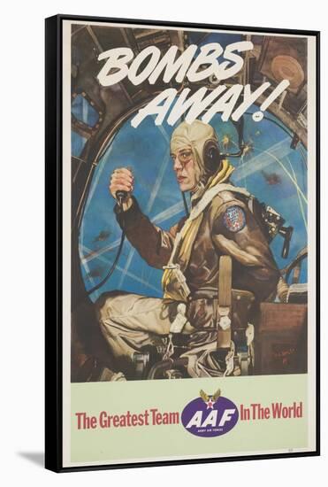 Bombs Away! Poster-Cecil Calvert Beall-Framed Stretched Canvas