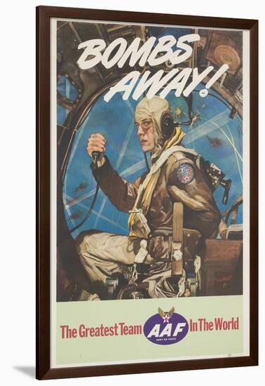 Bombs Away! Poster-Cecil Calvert Beall-Framed Giclee Print