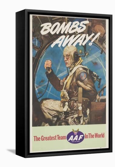 Bombs Away! Poster-Cecil Calvert Beall-Framed Stretched Canvas