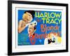 Bombshell, (AKA Blonde Bombshell), from Left: Jean Harlow, Lee Tracy, 1933-null-Framed Art Print