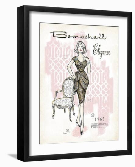 Bombshell Elegance-Chad Barrett-Framed Art Print