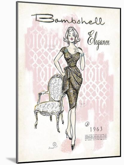 Bombshell Elegance-Chad Barrett-Mounted Art Print