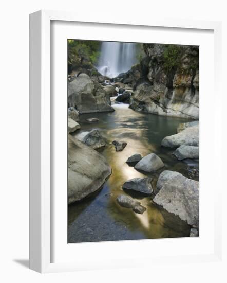 Bomod Waterfall, Banga-An, Near Sagada Town, the Cordillera Mountains, Luzon, Philippines-Kober Christian-Framed Photographic Print