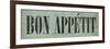 Bon Appetit III-N. Harbick-Framed Premium Giclee Print