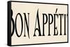 Bon Appetit V-N. Harbick-Framed Stretched Canvas