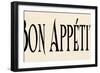 Bon Appetit V-N. Harbick-Framed Art Print