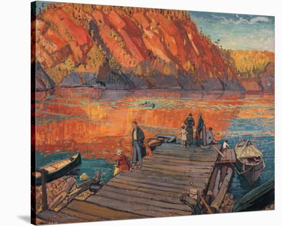 Bon Echo-Arthur Lismer-Stretched Canvas