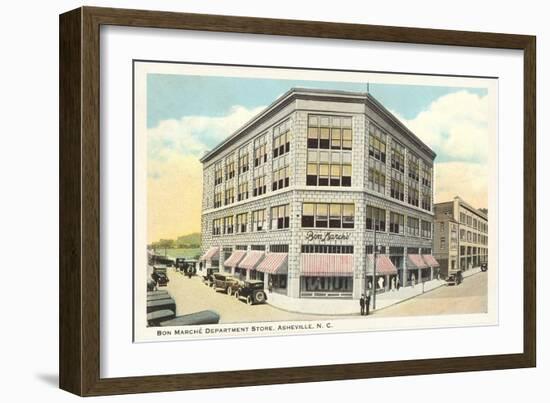 Bon Marche Department Store, Asheville, North Carolina-null-Framed Art Print