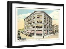 Bon Marche Department Store, Asheville, North Carolina-null-Framed Art Print