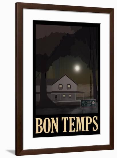 Bon Temps Retro Travel-null-Framed Art Print