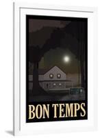 Bon Temps Retro Travel-null-Framed Art Print